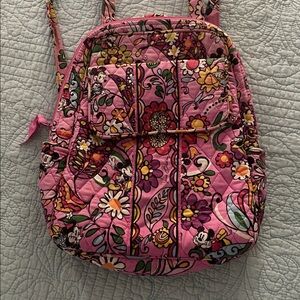 Vera Bradley Disney Pink Floral Backpack